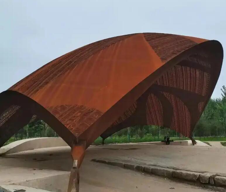 青龙耐候钢幕墙案例